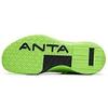 Anta Attack 2 Cushioning Slip Resistant Abrasion Resistant Mid top Basketball Shoes Men's Black Green 112031107-5