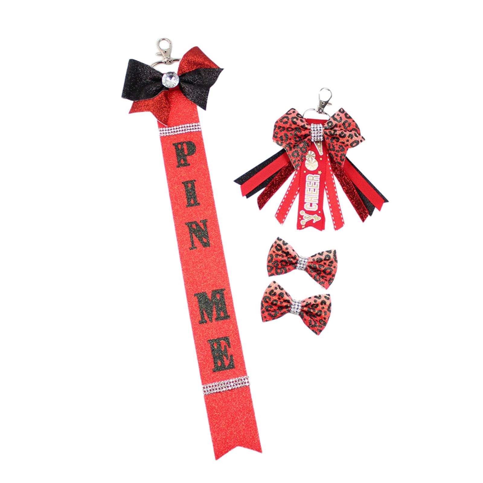 

Модный кожаный аксессуар с бантом, красочные брелки с бантом, уникальный подарок для любителей чирлидерства 1