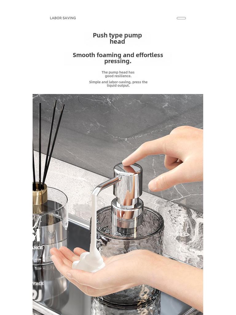 Elegant Refillable Dispenser: Shower Gel, Conditioner, Hand Soap & Shampoo Bottle