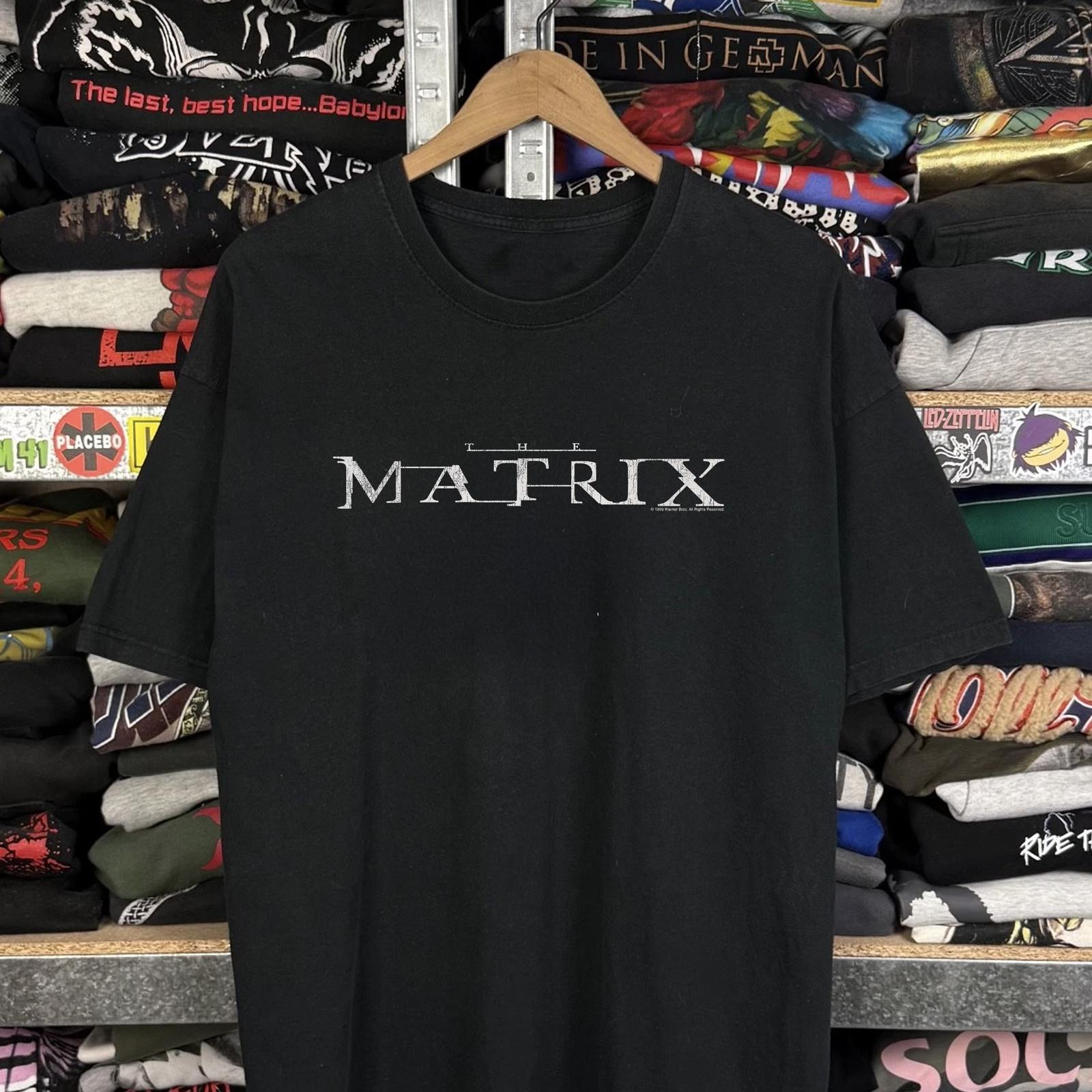 1999 The Matrix Promo T-Shirt Black XXL 3XL