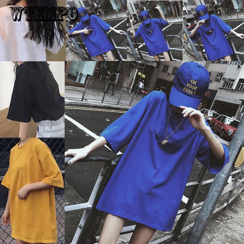 

WTEMPO vogue Однотонная футболка женщины дышащая футболка повседневная женская футболка с вырезом женщины