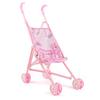 Foldable Children's Stroller Pretend Play Toy with Reinforced Iron Tubes