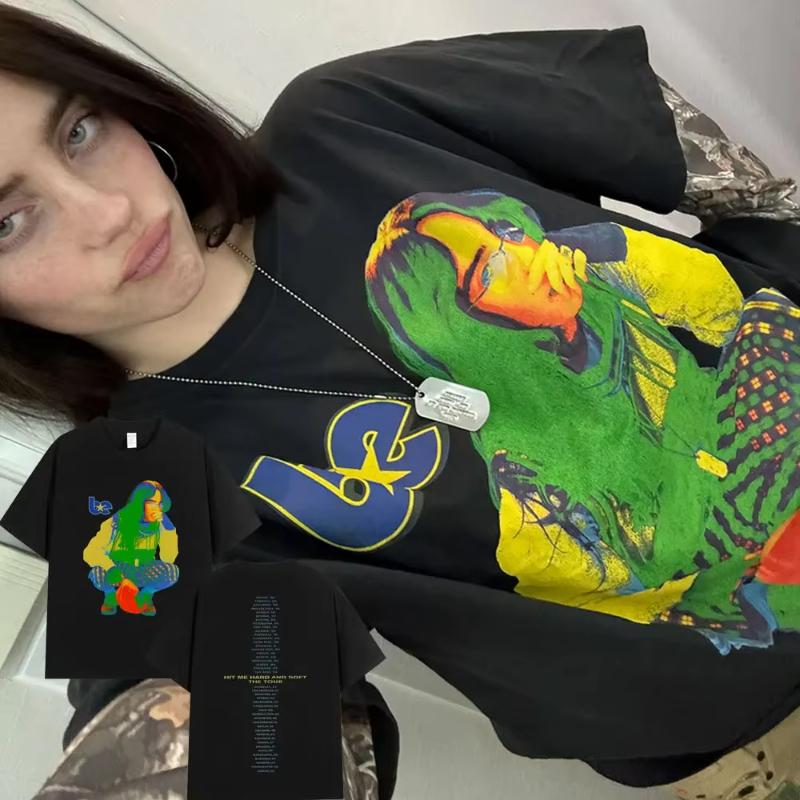 Hit Me Hard and Soft Tour 20242025 T Shirt Unisex Women Fashion Hip Hop T Shirts Cotton Loose Cozy Short Sleeve Tshirts Fans Gift