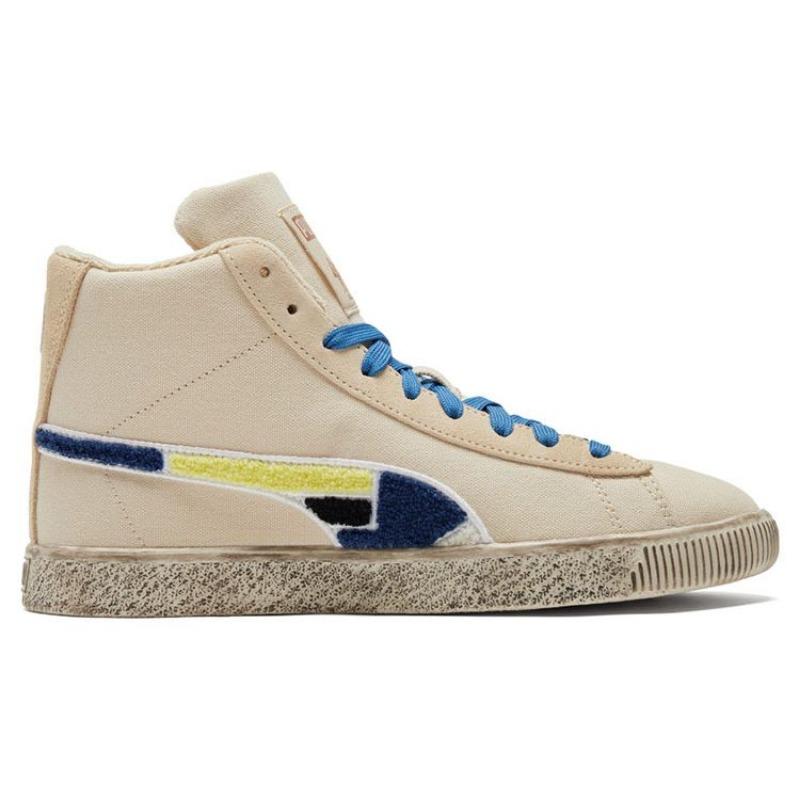 Sneakers Mid-Top Unisex Black Fives x PUMA Clyde Beige Chiaro 381956-01
