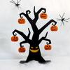 1 Piece of Pumpkin Iron Tree Handicraft, Full of Evil Pumpkin Smiling Face, Iron Tree Covered with Pumpkins, Eerie Atmosphere, H