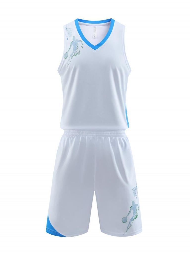 Set Uniformă Baschet Adulți Calitate Înaltă Uscare Rapidă – Vestă Respirabilă Fără Mâneci, Numere Personalizabile, Ideal pentru Studenți Universitari