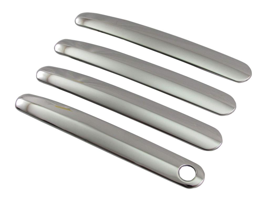 BRIGHTZ Finish Stainless Steel Door Handle Half for Toyota Crown Hybrid Crown Crown 31464 Ultra-Mirror Covers, Type, (20, 21, 224) [DHC-NOBU-328]