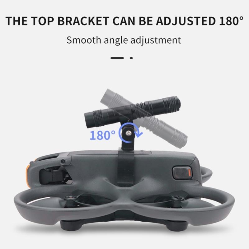 Drones Strobe Light High Lumen LED Spotlights with Brackets for Avata 2 Drones, 120Lumen Waterproof Outdoor Accessory