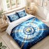 Bedding Set 1 Duvet Cover 2 Pillowcases Manchester City Print Bedroom Home Decoration