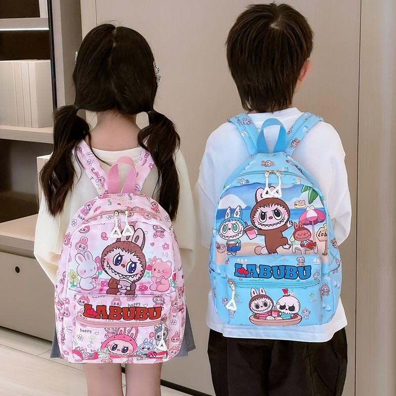 Capacity Large Backpack Nylon School Bag For Boys Girls Daily Use