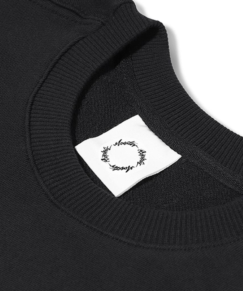 MONSTER REPUBLIC Howling White Sweatshirt Black_B8138
