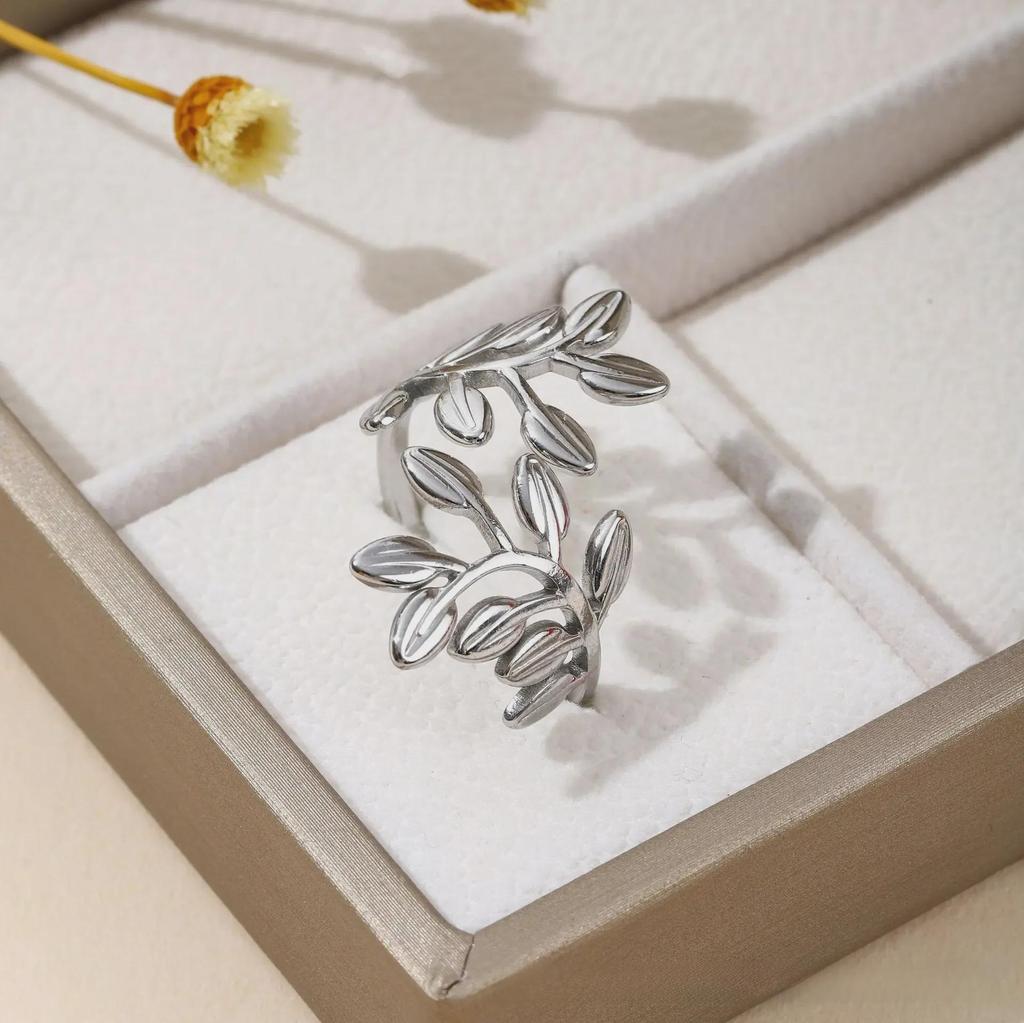 European & American Style Titanium Steel Open Ring - Fashionable, Versatile Jewelry for Women