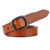 Leather Handcrafted Pure Waist Belt With Metal Pin Closure For Daily Outings Use