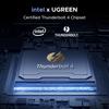Ugreen Stazione di Docking Revodok Max 213 Thunderbolt 4 con Dati a 40 Gbps Estensione Doppio Display Uscita Singola PD 90W Scheda USB Porte USB per Windows e