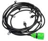 Narunaru Mist Shower Hose and Spray Nozzle Set, 10 Meters, 20 Nozzles, Black