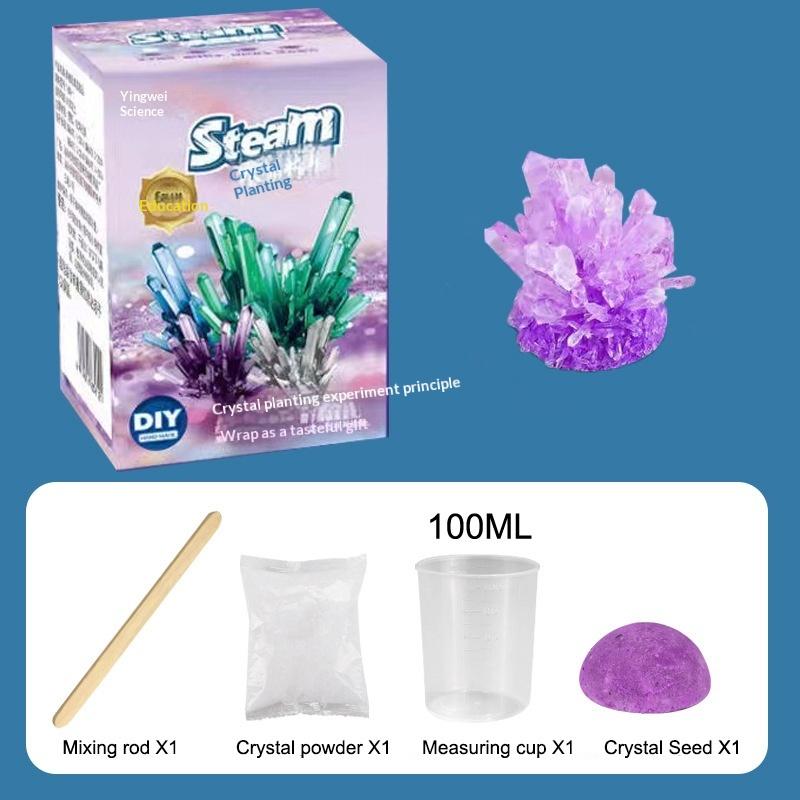 Crystal Growing Model, Science Kit, A Variety Of Colors Of Crystal Selection, Educational Toys, Gifts For Boys And Girls