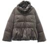 BARNEYS NEWYORK Down Jacket 11AR Brown High Neck Women Used