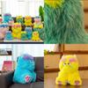 Adorable Long-haired Monster Plush Pillow For Girls Cute Sofa Toy In Soft Colors