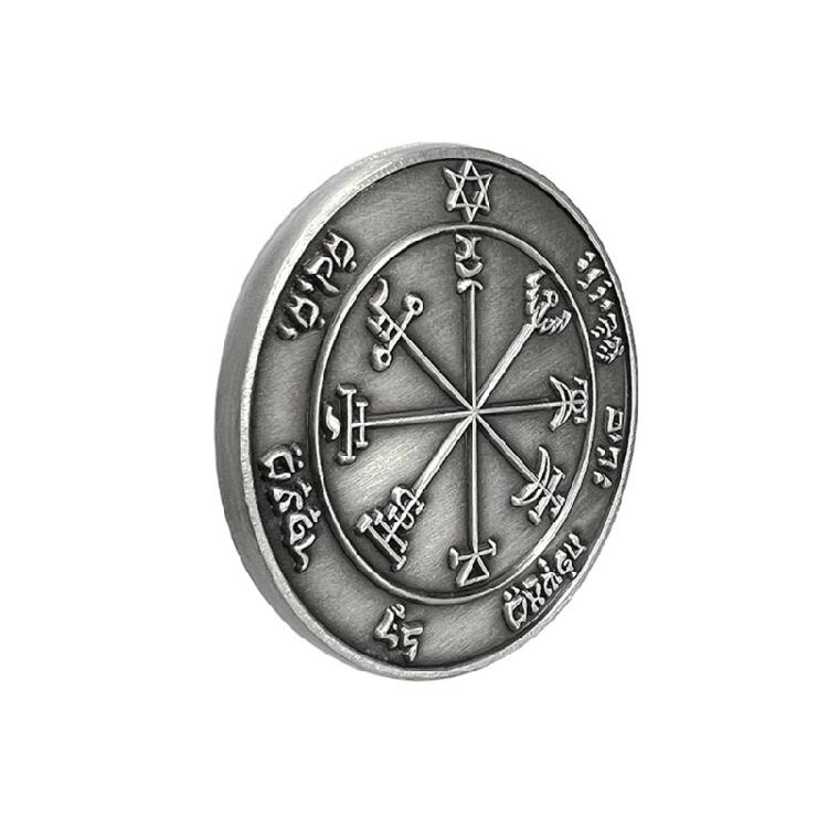 Древняя Печать Царя Соломона Сплавы Монета Духовные Амулеты Привлечение Богатства Медитации Концентрация Коллекционный