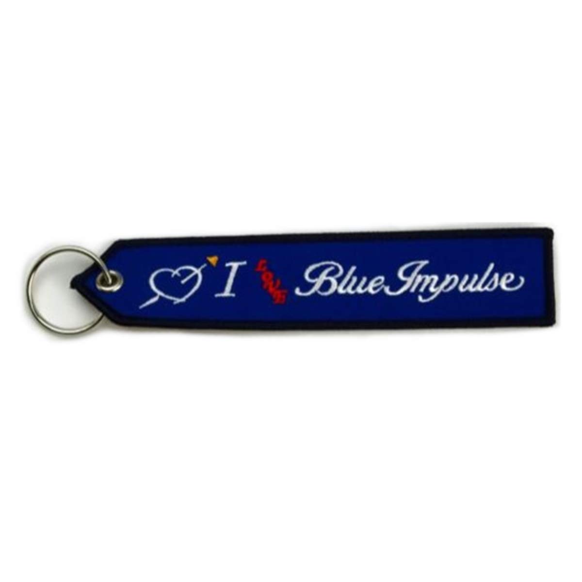

KB Original Item Embroidered Tag Keychain love Blue KBTAG010 I Impulse