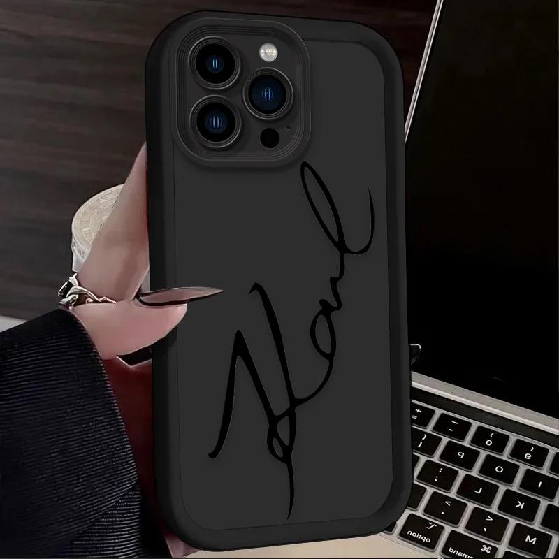 Lovely Fashion K-Karl Cat Case For iPhone 14 17 Air 16 16E 15 13 12 11 Pro Max X XS X S Max XR SE 2020 SE4 7 8 Silicone Cover