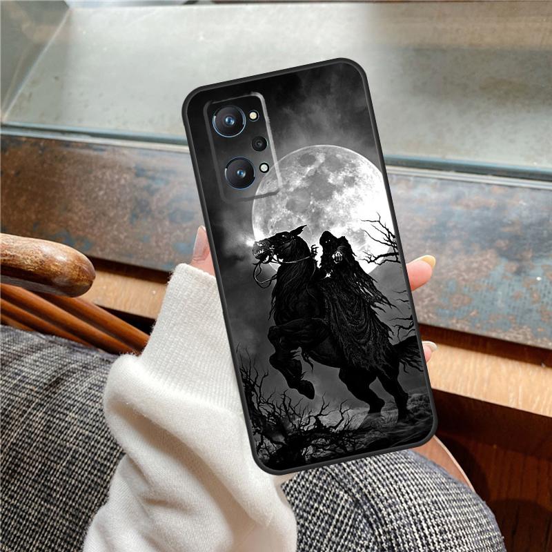 Death Grim Reaper Skull Case For Realme 15 Pro GT7 GT6 11 12 13 14 Pro Plus C55 C51 C53 C35 C33 C61 C65 C67 C71 C75