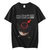 No Brain Funny Cat Graphic T Shirts Men's Women Fashion Oversized O-Neck T-shirts Casual Lightweight Breathable and Comfortable Clothes