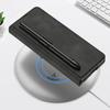 GKK For Samsung Galaxy Z Fold5 5G PU Leather Stand Cover Pen Slot Design Card Slot Phone Case with Tempered Glass Film