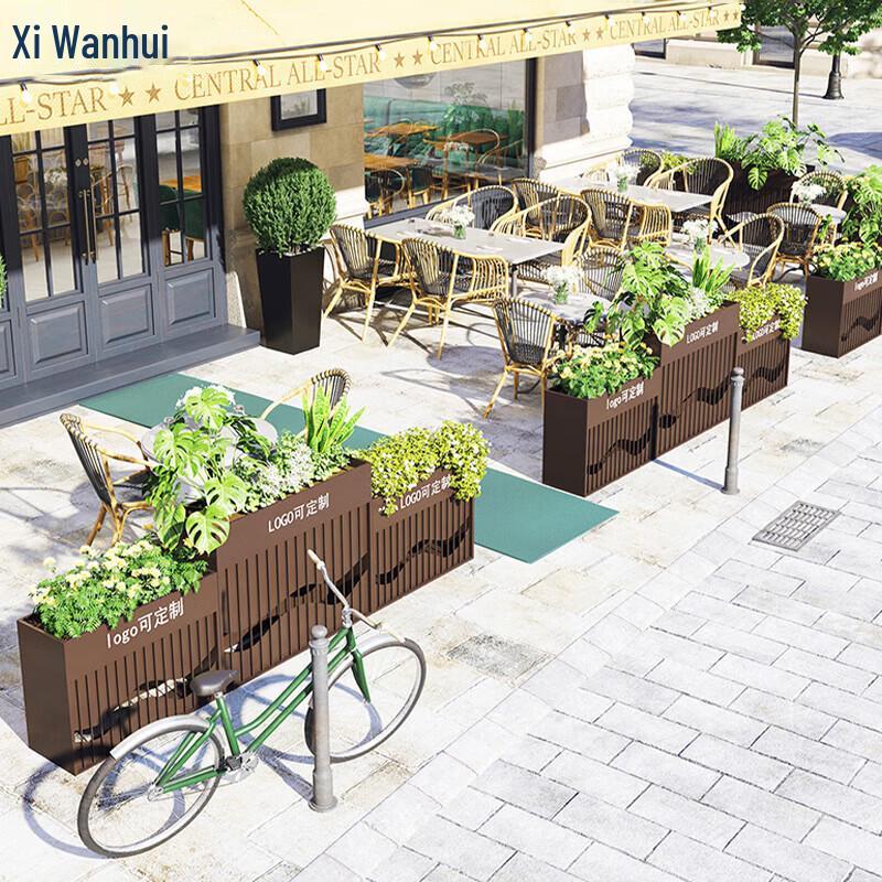 Xiwaihui Outdoor Stainless Steel Planter Box