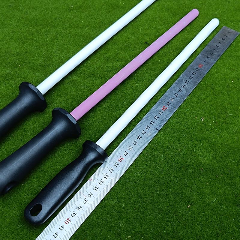 8/10/12 Inch Professional Ceramic Knife Sharpener Rod Durable Knife Grinder With Non-Slip Handle Kitchen Knife Sharpening Blade