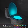 8/16 Color Changing LED Toilet Seat Night Light Sensing Light Intelligent Motion Sensor WC LED Light Sanitary Decoration Light