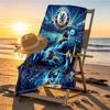 Chelsea FC Print Beach Towel Design, Soft, Lightweight. for Home Bathroom, Spa, Pool, Yoga, Surfing, Camping, Gift for Family, Friend