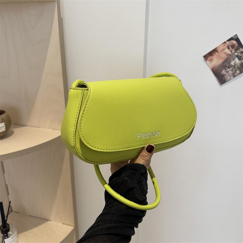 Chic 2024 Korean Style Small Square Shoulder Bag Elegant Casual Pu Leather Crossbody For Women