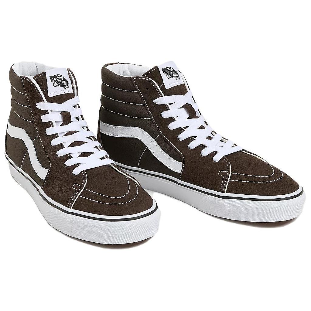 Vans Sk8 Hi Comfortable Fashion High-Top Skate Shoes Unisex Sneakers Brown VN000CMXD4C