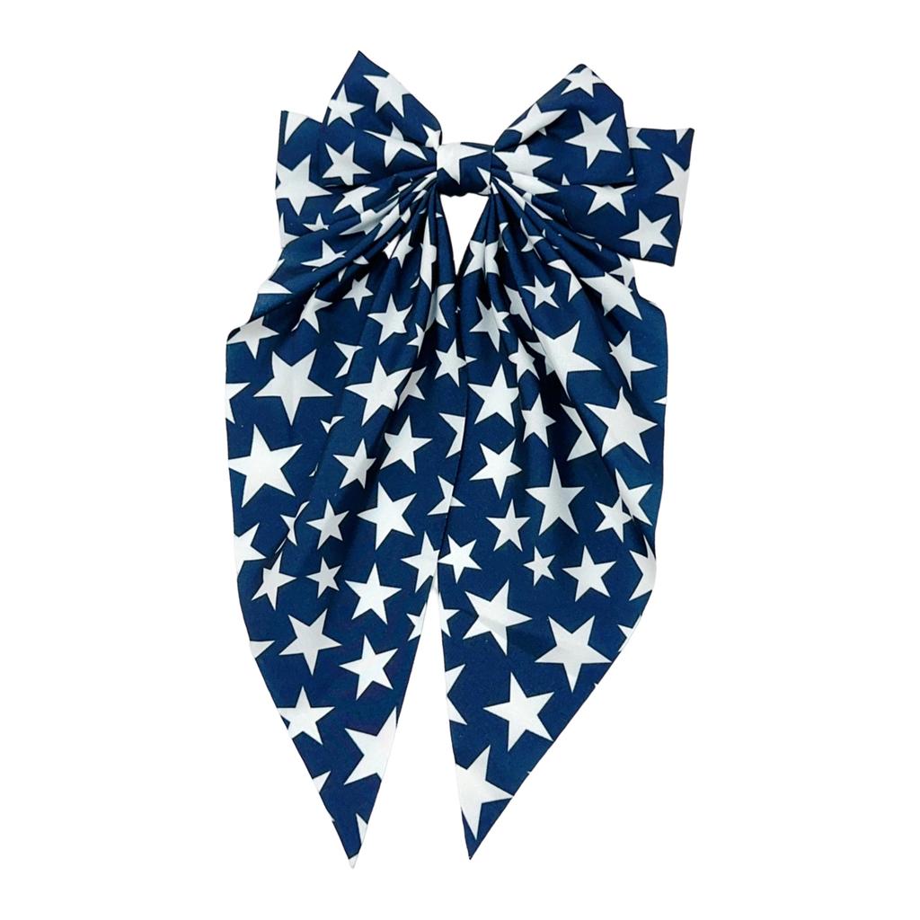 American Flag Bow Spring Clip Independence Day Hair Clip For Children And Adults, Party Decorations, Hair Accessories, Headwear