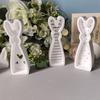 WTEMPO Ostern Silikonform Stehender Hase Dekoration Festival Requisitenform Gips Epoxidharzform