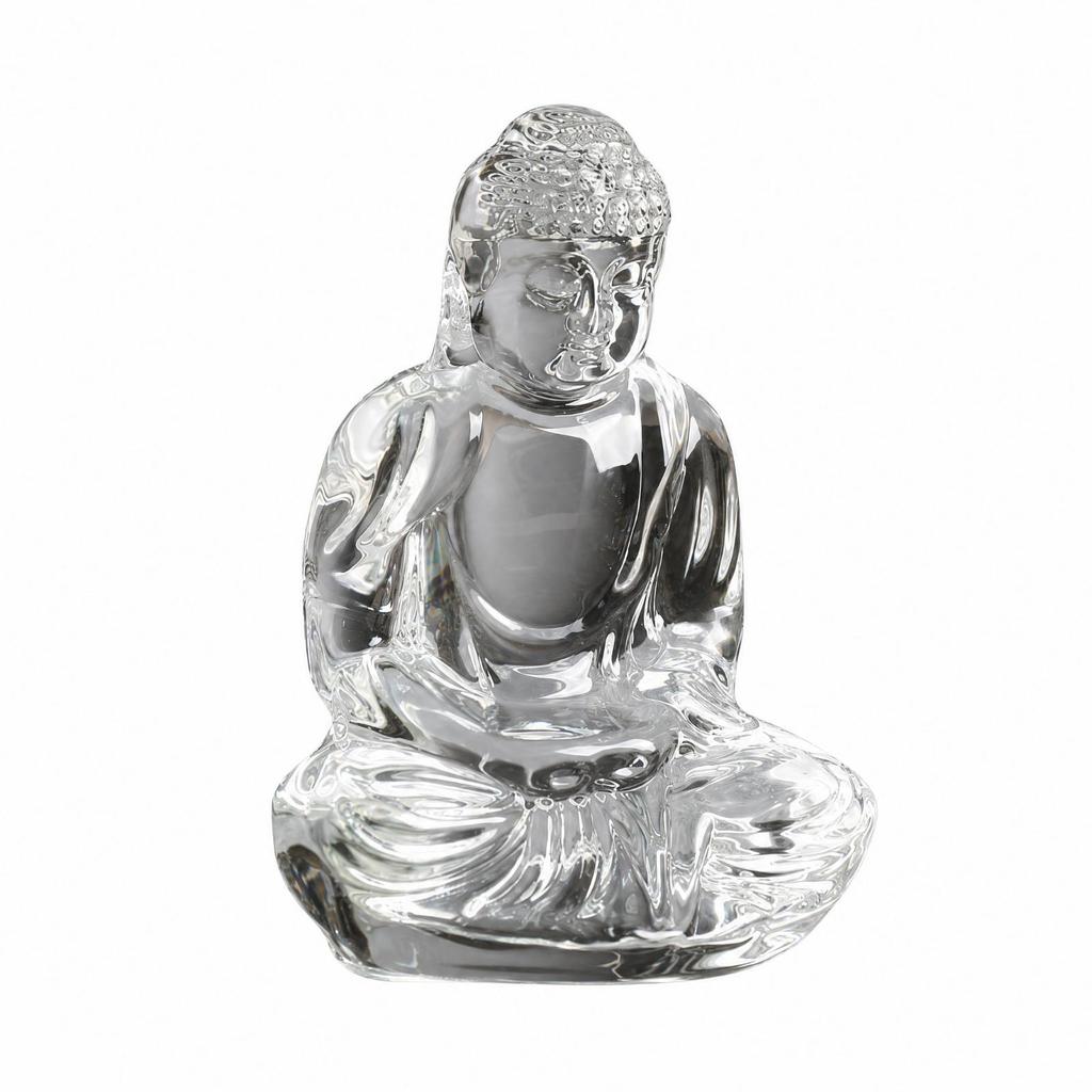 Seated Buddha Statue Ornament Decorative for Temple, Desks