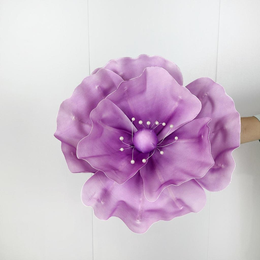 Large Poppy Paper Flower Art Stand for Weddings & Displays