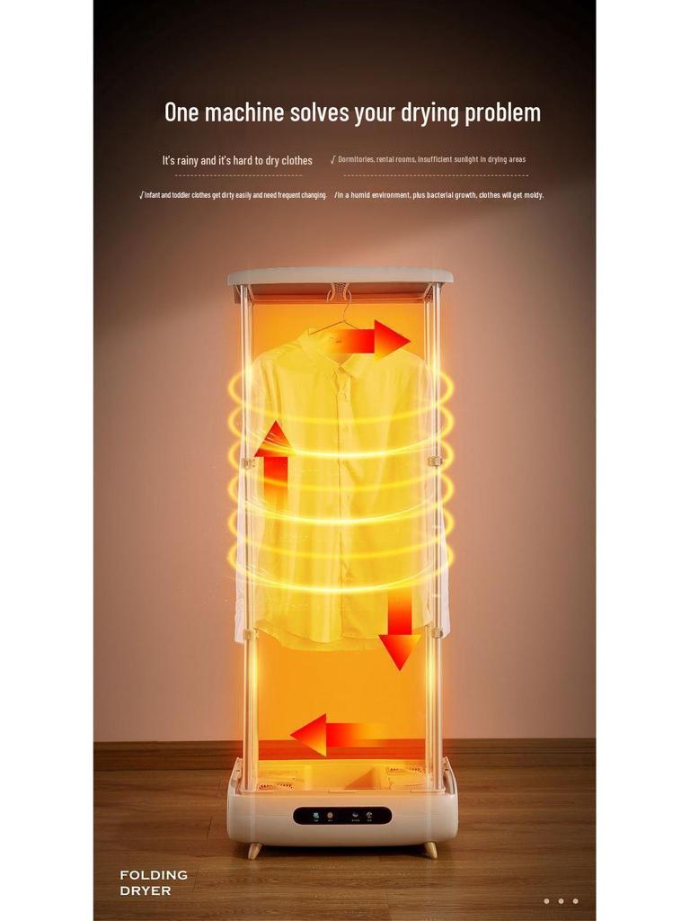 Przenośna Automatyczna Suszarka i Prasowarka do Ubrań: Składany, Sterylizujący, Wyprodukowany w Niemczech do użytku domowego