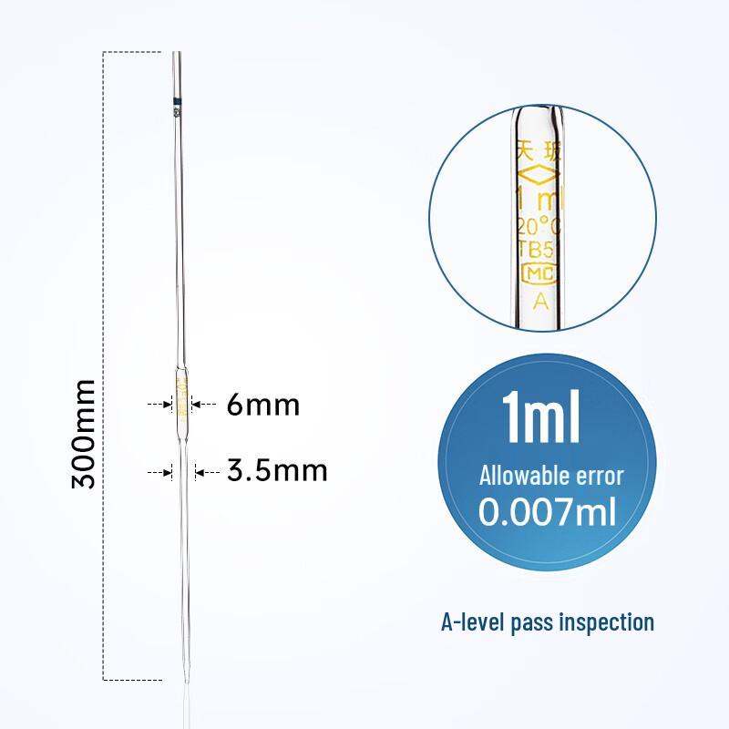 Class A Glass Volumetric Pipette