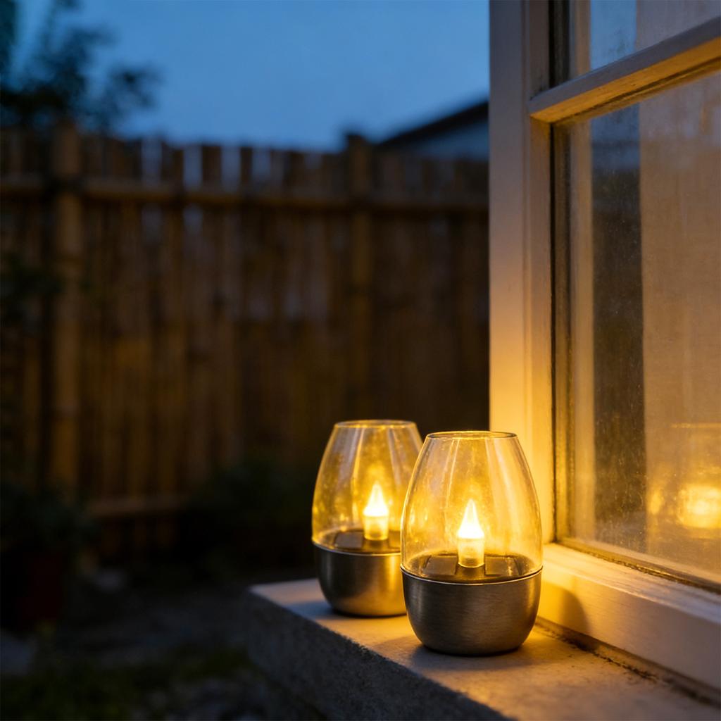 Solar Candle Lights, Table Lamp, Wine Glass Candle Lights, Portable Candle Lights, Led Night Light, Solar-Powered Candle Lamps For Indoor