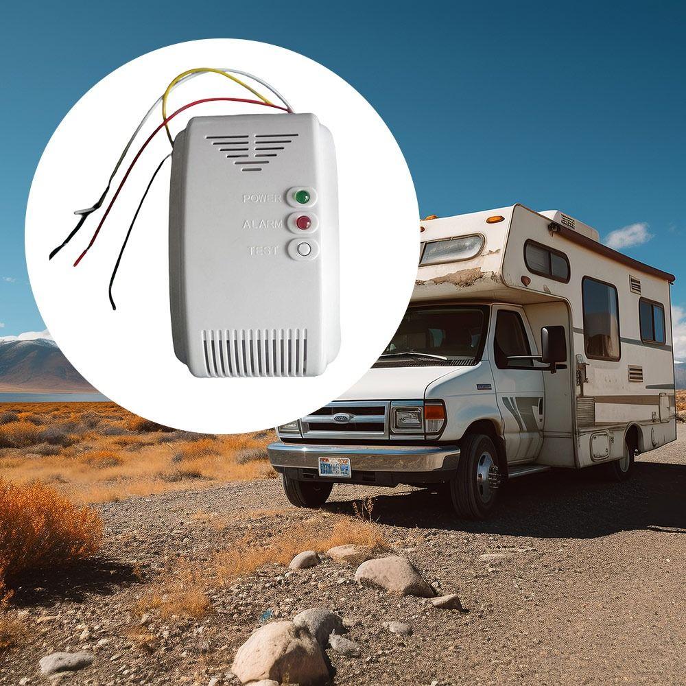 12V Power Propane Butane Sensor Sound Alarm LPG Natural Gas Alarm Gas Detector Sensor Camper