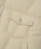 COVERNAT Trucker Hoodie Short Puffer Ivory