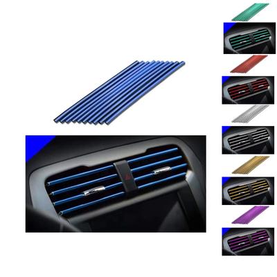 20cm Car  Conditioner  Decorative U Shape Moulding Trim Strips Decor Universal Car Styling Decoration Interior