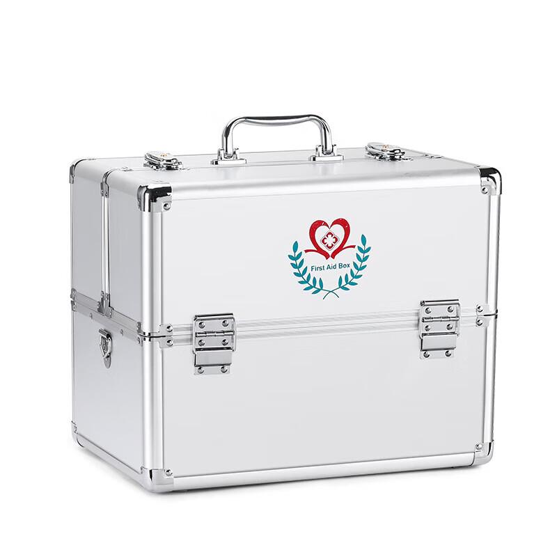 CROR Aluminum Alloy Double-Opening Medical First Aid Box