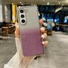 Capa de celular de plástico galvanizado com glitter em pó para Samsung Galaxy Z Fold 6 5 4 3 Fold 6 Fold 5 Fold 4 Fold 3 5G capa rígida