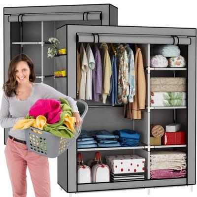 Textile Wardrobe, Fabric Folding Wardrobe, Clothes Hanger 168x88x45