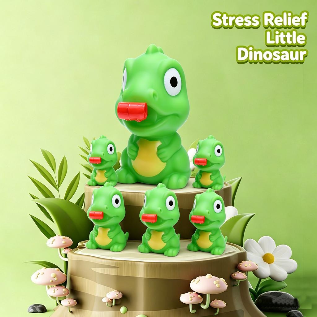 Children Creative Decompression Fidget Toys Pinch Frog Dinosaur Sticking Tongue Out Relieve Stress Toy Christmas Gifts For Kids