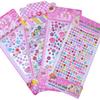 Colorful Cartoon Gem Stickers for Kids - 3D Flash Diamond Decorations for Girls