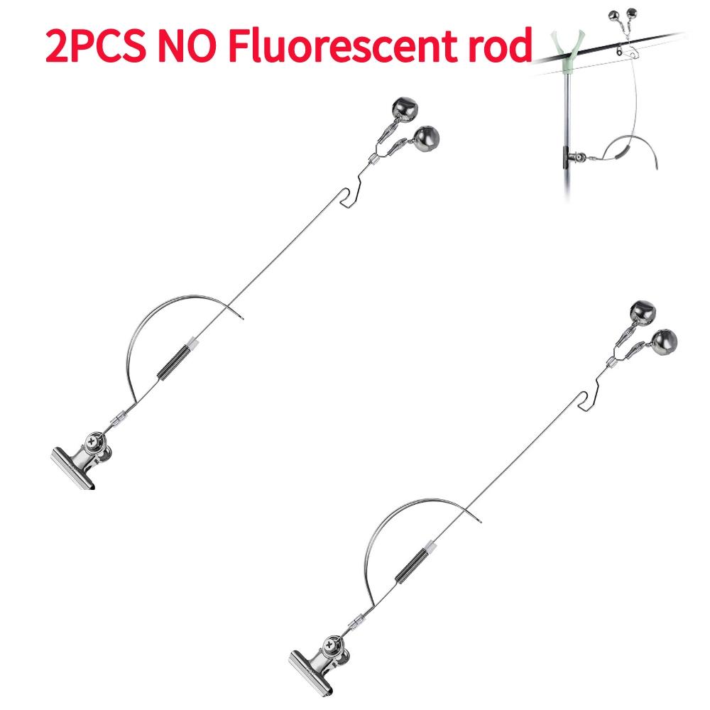 1/2pcs Fishing Rod Bite Bait Alarm Adjustable Night Fish Alarm Carp Tackle Anti-corrosion Anti-rust Fishing Tools Accessories